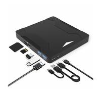 CD DVD Player USB3.0 TF SD Writer Driver Free Portable External Drive And Play ROM Rewriter For Computer Laptop Space Saving