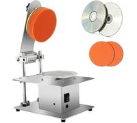 CD/DVD Polisher & Repair Machine - 7-Speed, 6000 RPM Stainless Steel for Scratch Removal and Data Recovery - Ultimate Disc Cleaning Solution