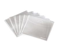 CD/DVD storage cases, polypropylene, transparent, pack of 75
