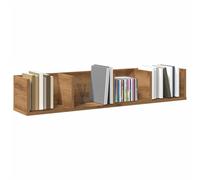vidaXL CD Wall Shelf – Living Room Wall Rack Storage Cabinet – Engineered Wood