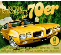 Cd German Hit Charts of the 70s by Various Artists 3 Cds