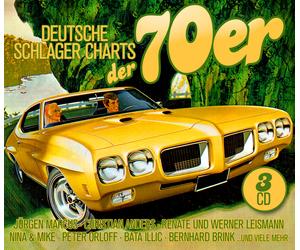 Cd German Hit Charts of the 70s by Various Artists 3cds