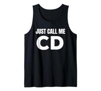 CD Initials First Name Nickname Just Call Me CD Tank Top