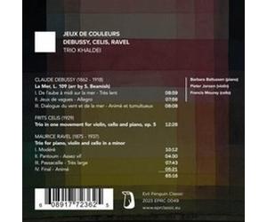 CD - Jeux de Couleurs Debussy Celis Ravel - CD - K600z