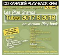CD Karaoké Play-Back KPM Vol.46 ''Tubes 2017 & 2018''