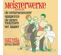 CD Masterpieces Threepenny Opera, Mahagonny By Bertolt Brecht, Kurt Weill 2CD