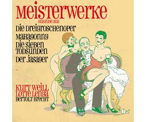 CD Masterpieces Threepenny Opera, Mahagonny By Bertolt Brecht, Kurt Weill 2CD