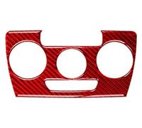 CD Panel Frame Cover For VW For Jetta 2011-2014 Air Conditioning CD Panel Decorative Cover Car Central Console(Red panel)