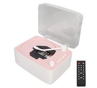 CD Player, Bluetooth Portable Record Player, Supports AUX USB CD Music Player with Remote Control & Dust Cover, Retro CD Player with HiFi Sound Speakers