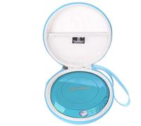 CD Player Case Compatible for ByronStatics PCD220B/GPX PCB319B/PC332B Products Portable Disc CD Player, Travel Carrying Stoarge Holder for Arafuna/MEGATEK/Deluxe Products(Blue)
