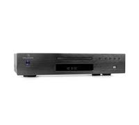 CD Player Hi Fi System Amplifier Portable MP3 USB Playback Music Remote Black