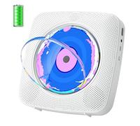 CD Player Portable: Kegaudio CD Players for Home with Speakers & Bluetooth & Remote Control & Removable Dust Cover Desktop & Wall Mounted CD Player with Radio Support USB/AUX Playback Headphone jack