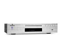 CD Player Radio Receivers Home Audio Music Playback USB FM AM Portable silver