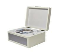 Cd Player, Vintage Cd Player USB Disk Playback With a Tray-style Disc Insertion Retro Cd Player for Music Enthusiasts and Collectors Alike (White)