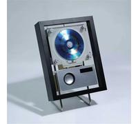 CD Player, Wall Mountable Music Frame, Supports CD/CD-R/CD-RW/MP3/WMA, Two-way Bluetooth 5.1, External Speaker for Home/Office Decor