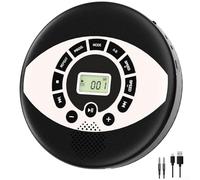 CD Player With Dual Speakers And Rechargeable Battery, Portable CD Player With Bluetooth-And Speakers, For Music Lovers On The Move