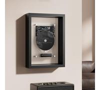 CD Player with Remote Control, Wall Mountable Music Decorative Photo Frame, 5.0 Bluetooth/3.5mm AUX Output