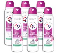 CD Pure Magnolia Deodorant Spray 6 x 150 ml Pack of 6