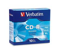 CD-R 700MB 10Pk Jewel Case 52x