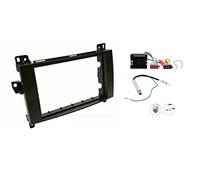 CD RADIO STEREO DOUBLE DIN FULL KIT FACIA FASCIA SURROUND ISO WIRING & AERIAL ADAPTOR FOR MERCEDES VIANO VITO SPRINTER