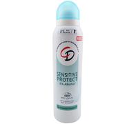 3 x CD Sensitive Protect Deodorant Spray 0% Alcohol 0% Aluminium 48h Protection 150 ml Each