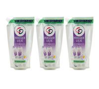 CD Shower Gel WATER LILY 3 X 500ml 0% Microplastics Refill Pouch Vegan