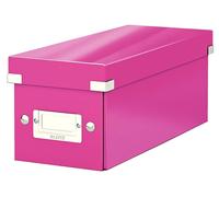 CD Storage Box Leitz Wow Click and Store Laminated Poly Case Choice of colour