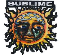 CD Visionary Sublime Sun Logo Patch, Yellow, Black, White