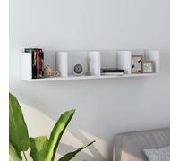 CD Wall Shelf 100cm Engineered Wood Living Room Cabinet Multi Colours vidaXL
