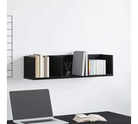 CD Wall Shelf - Black Oak, 75x18x18 cm, Made of Engineered Wood-Furniture,Shelving,Wall Shelves & Ledges