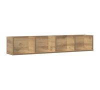 Vidaxl Cd Wall Shelf White 100X18X18 Cm Engineered Wood