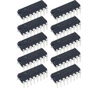 CD4017 Counter - Through Hole Dip16 Module, Pulse Distribution Electronics Part, Ten Output Sequential Controller | Hobbyists Students Circuit Designers Engineering Project Component