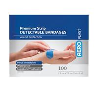 CD523 Blue Strip Detectable Plasters (Pack of 100)