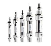 CD85N25 Air Cylinder Standard Double Acting Single Rod Mini Cylinder 1Pcs(Stroke 125mm)
