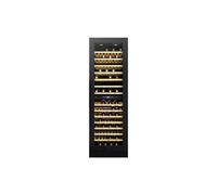 CDA 117 Bottle Freestanding Wine Cooler Dual Zone Tall - Black