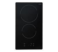 CDA 2 Zone 30cm Ceramic Hob - Black