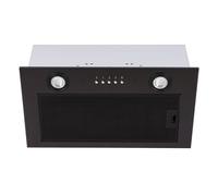 CDA CCA52BL - Black/White/Silver Canopy Extractor - 220m³/hr - C energy