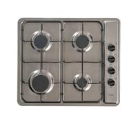 CDA 60cm 4 Burner Gas Hob - Stainless Steel