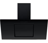 CDA 90cm Touch Control Angled Chimney Cooker Hood Black