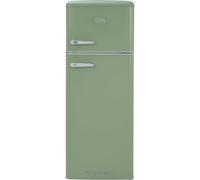 CDA Betty Meadow 144cm 80/20 Small Fridge Freezer - Meadow Green - D Rated