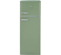 CDA Betty Meadow 144cm 80/20 Small Fridge Freezer - Meadow Green Green
