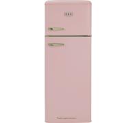 CDA Betty Tea Rose 144cm 80/20 Small Fridge Freezer - Tea Rose - D Rated, Pink