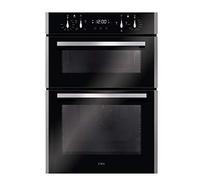 CDA Black & Stainless Steel Built-In Electric Double Oven DC941SS