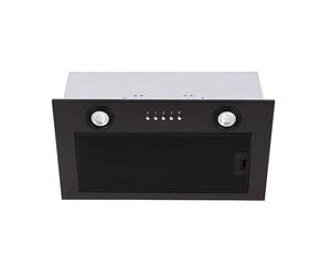 CDA CCA52BL - Black/White/Silver Canopy Extractor - 220m³/hr - C energy