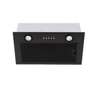 CDA CCA52BL - Black/White/Silver Canopy Extractor - 220m³/hr - C energy