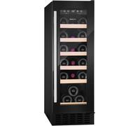 CDA 19 Bottle Capacity Single Zone 30cm Freestanding Under Counter Wine Cooler - Black