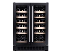 CDA CFWC624BL 60cm Wide Wine Cooler, Black, G Rated