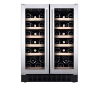 CDA CFWC624SS Stainless Steel Freestanding Dual Zone Wine Cooler