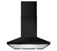CDA ECH63BL 60cm Chimney Hood - Black