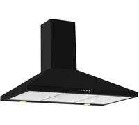 CDA ECH93BL 90cm Chimney Cooker Hood